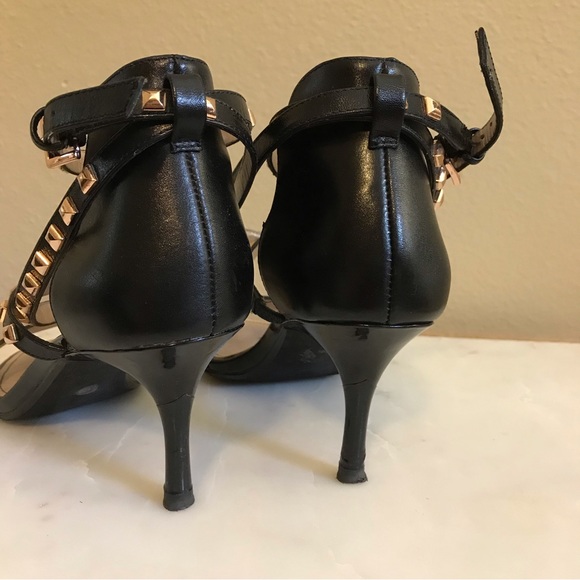 DKNY Strappy Studded Heeled Sandals - Picture 3 of 6